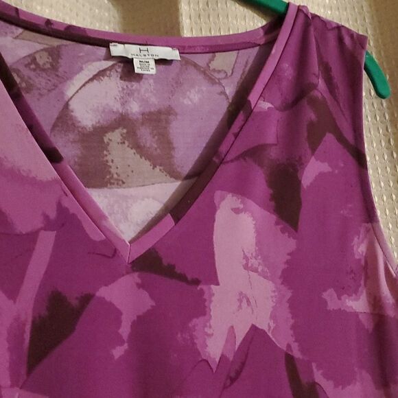 H HALSTON WOMAN SLEEVELESS TOP M/M - Picture 3 of 6
